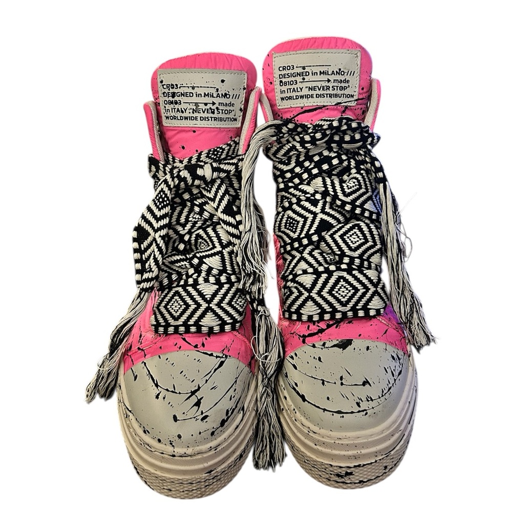 CALIPSO 300 Limited Edition Fuxia Splatter Shoes Size 42 (W 11.5/12 M 9-9.5) - Picture 3 of 9